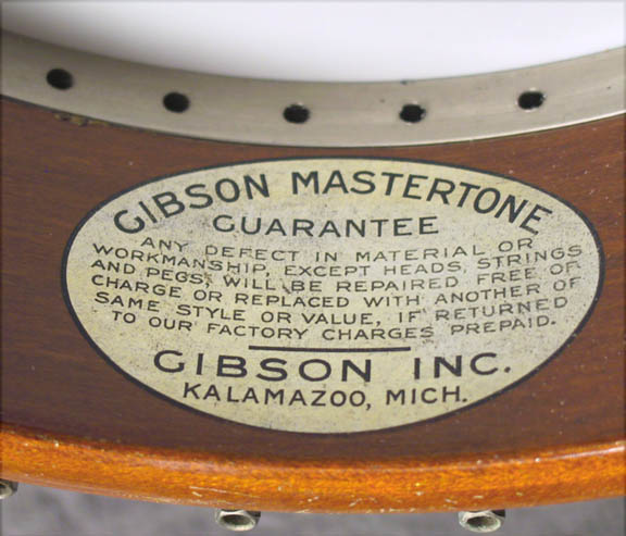 Gibson Mastertone Decal